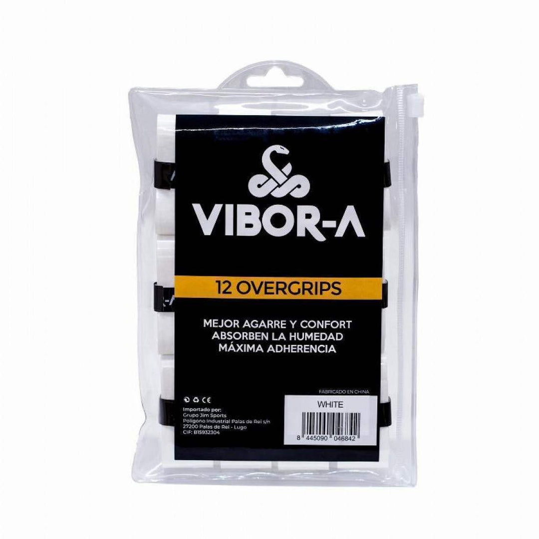 Bolsa Vibora Liso Blanco 12 Overgrips | Vibora