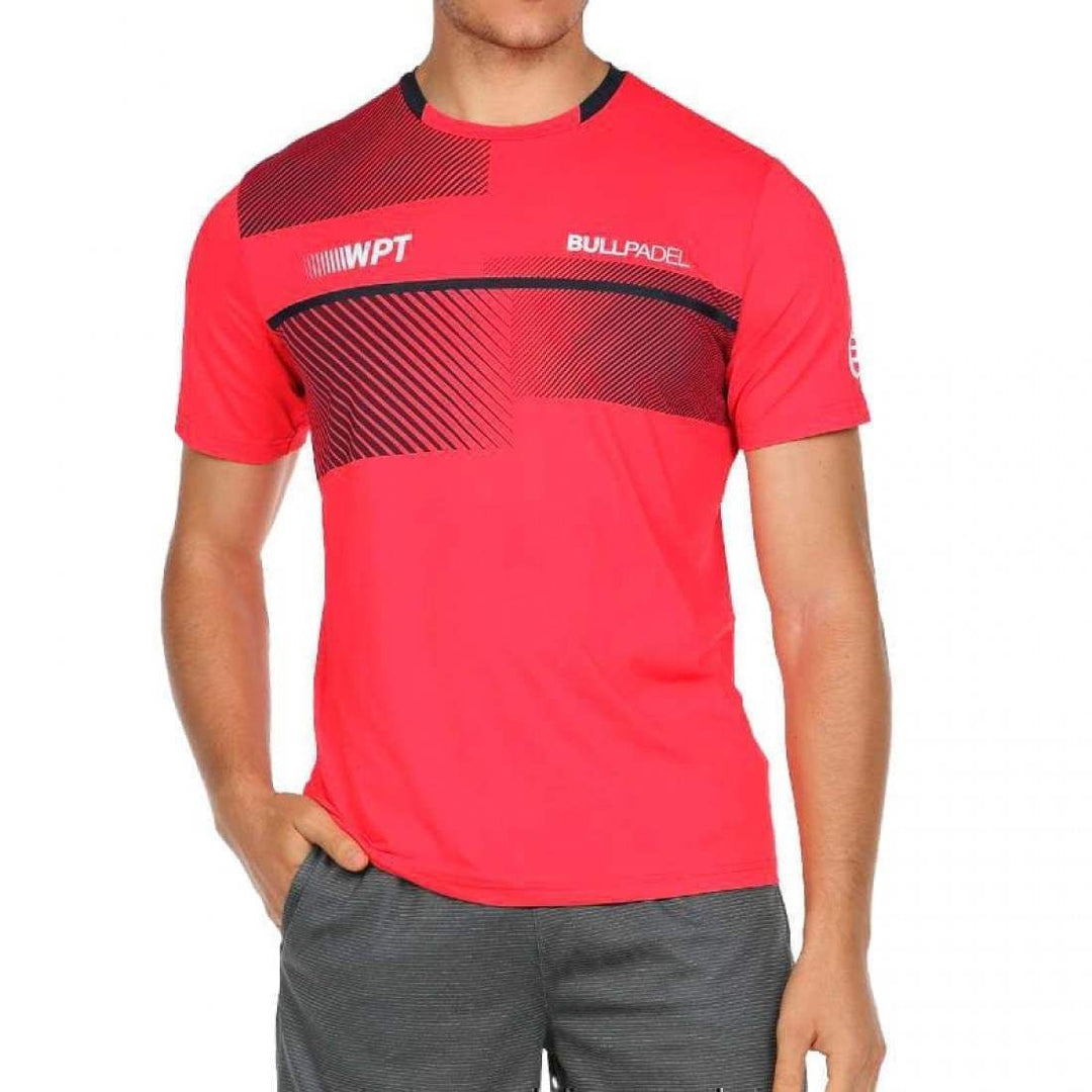 Camiseta Bullpadel WPT Redullu Carmesi Fluor | Bullpadel