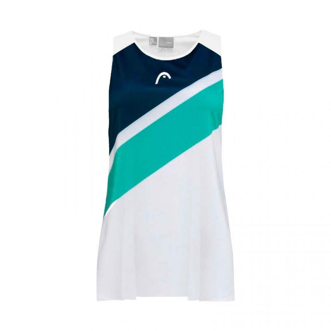 Camiseta Head Agility Estampado Verde Nilo Junior | Head
