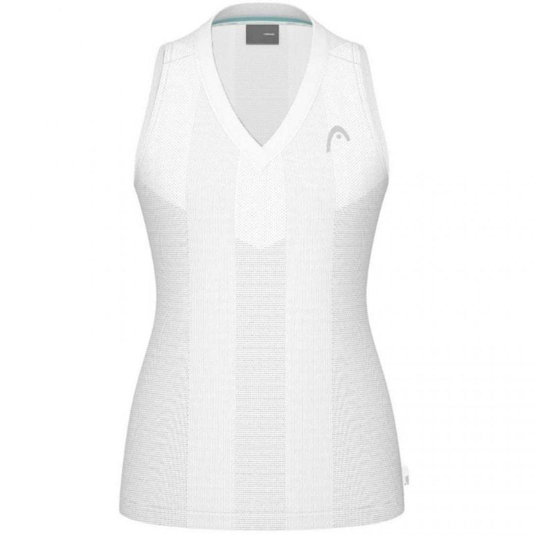 Camiseta Head Performance Blanco Plata Mujer | Head
