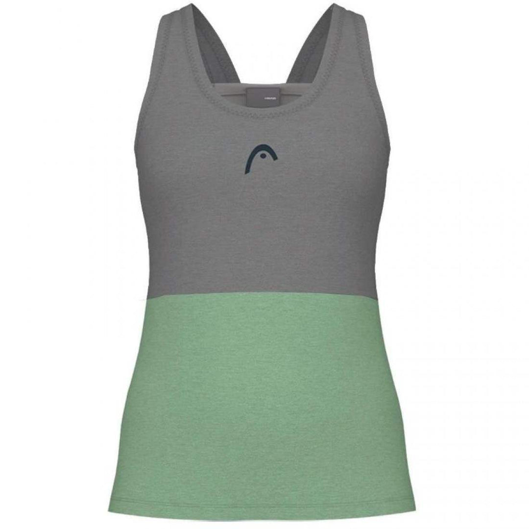 Camiseta Head Play Tech Verde Blanco Mujer | Head