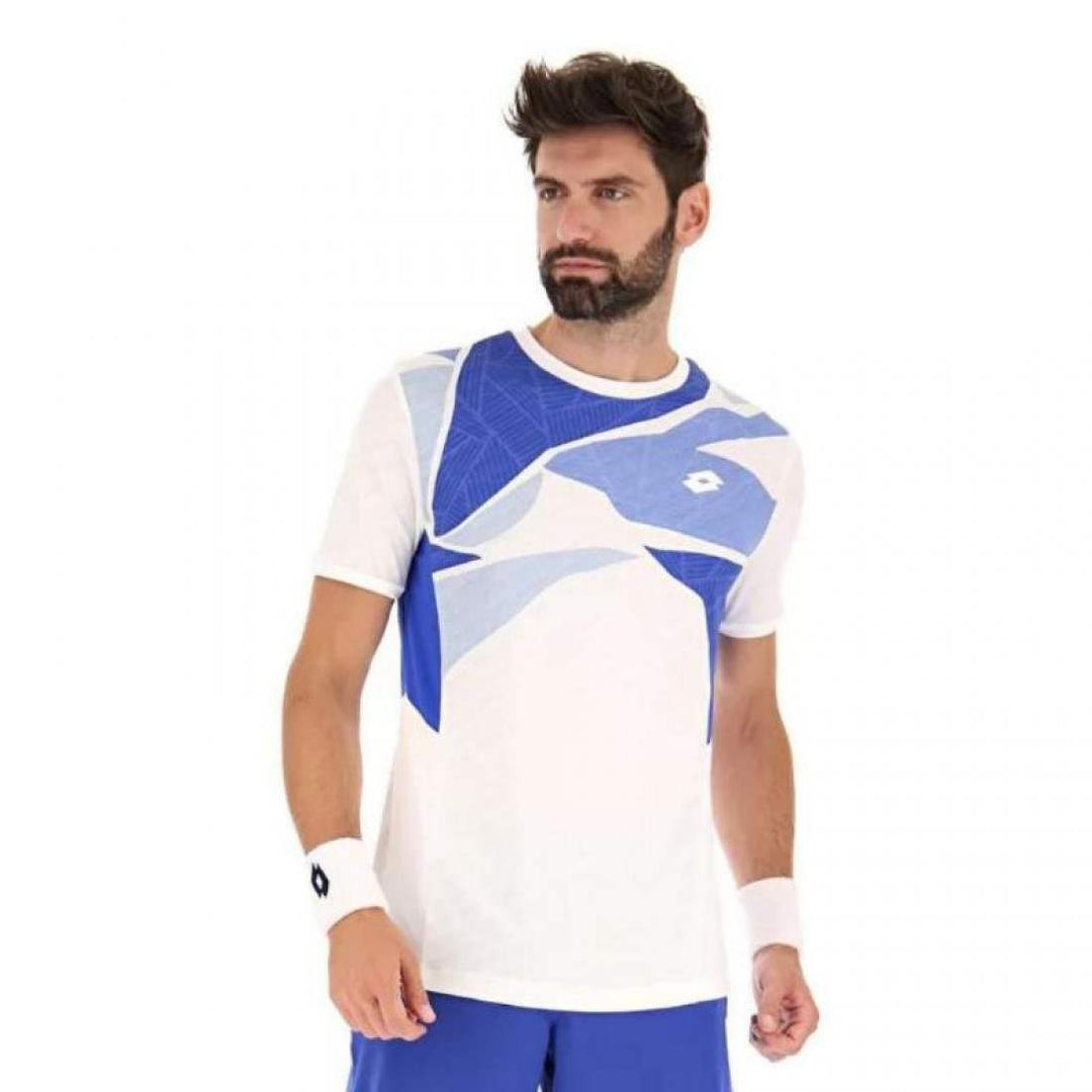 Camiseta Lotto Tech I D2 Blanco Brillo Azul | Lotto