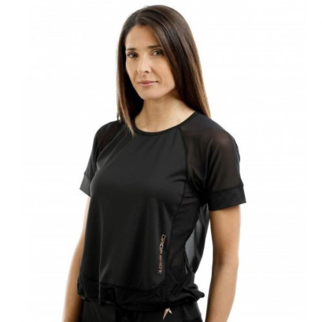 Camiseta Manga Corta Drop Shot Mantis Negro | Drop Shot