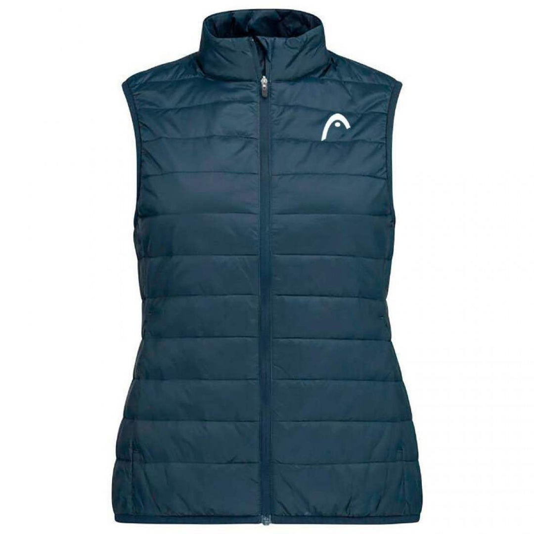 Chaleco Head Club Lightweight Azul Marino Blanco Mujer