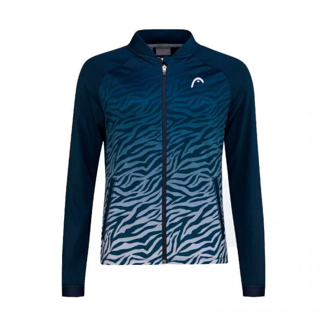 Chaqueta Head Breaker Azul Oscuro Estampado Mujer | Head