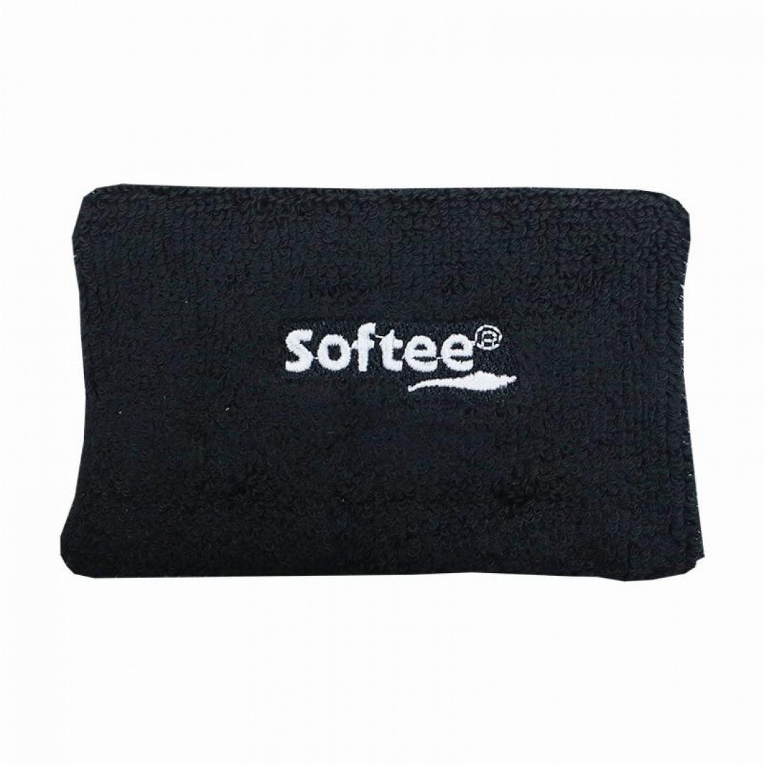 Munequera Softee Ancha Negro 1 Unidad