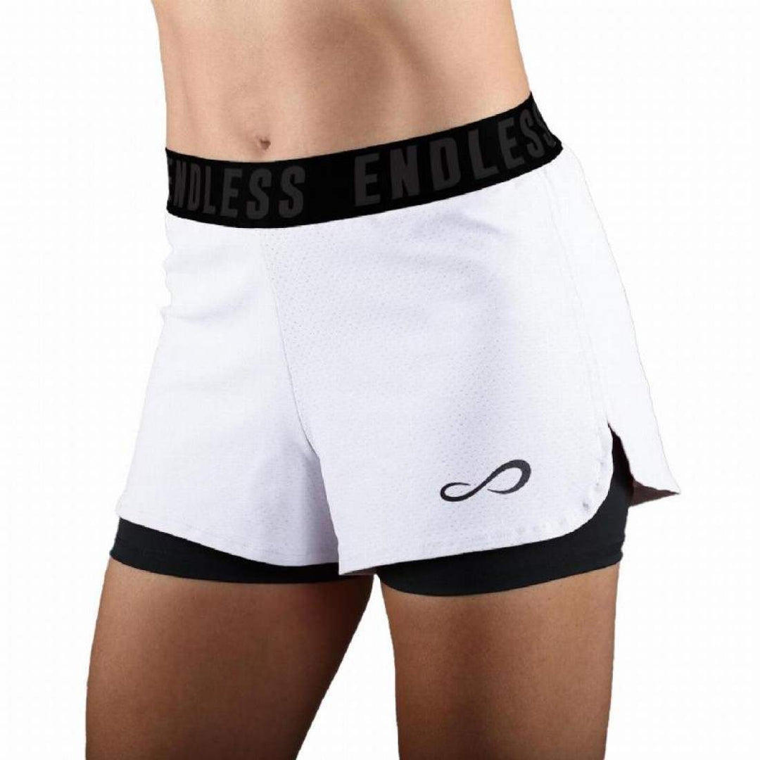 Short Endless Tech Iconic Blanco Mujer | Endless