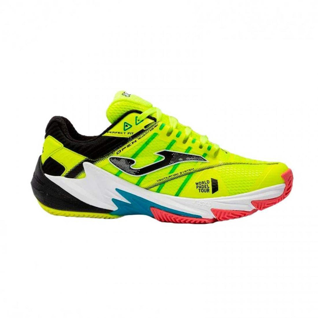 Zapatillas Joma WPT T.Open 2209 Amarillo Fluor Negro | Joma