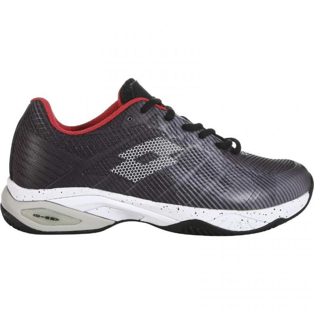 Zapatillas Lotto Mirage 300 III CLY Negro Blanco Rojo | Lotto