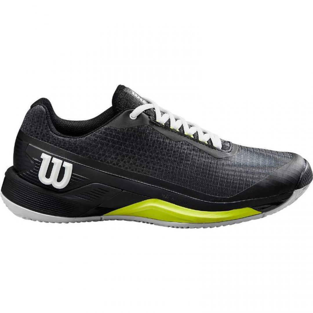 Zapatillas Wilson Rush Pro 4.0 Clay Negro Blanco Amarillo | Wilson