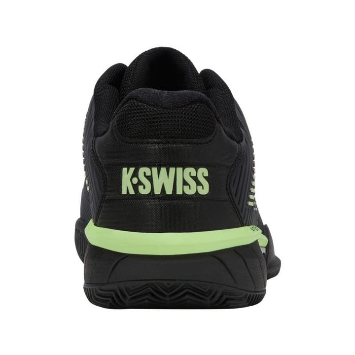 Zapatillas de Padel Kswiss Hypercourt Express 2 HB Clay Negro Verde Neon