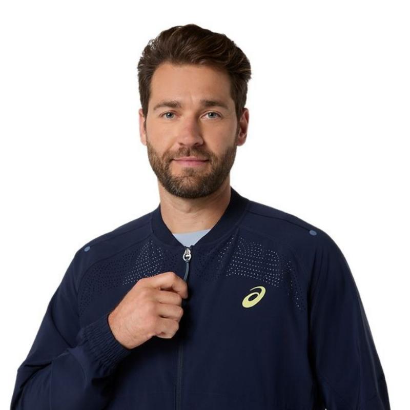 Chaqueta Asics Match Azul Oscuro Medianoche