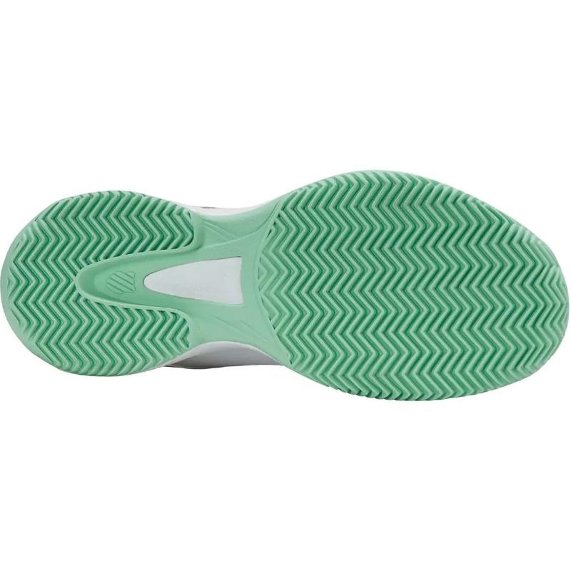 Zapatillas de Padel Kswiss Court Express 2 Clay Blanco Menta Negro Mujer