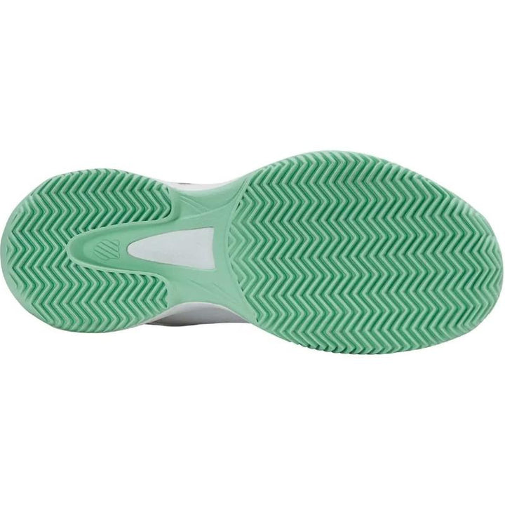 Zapatillas de Padel Kswiss Court Express 2 Clay Blanco Menta Negro Mujer