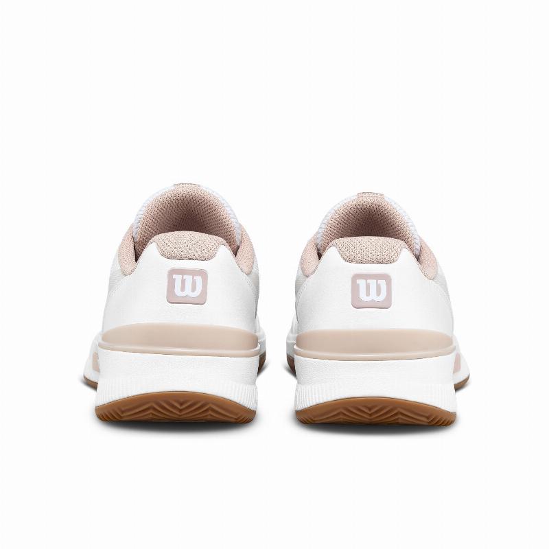 Zapatillas de Padel Wilson Intrigue Pro Clay Blanco Rosa Mujer