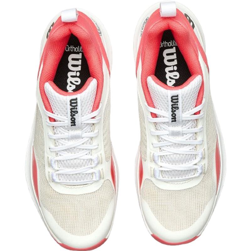 Zapatillas de Padel Wilson Hurakn Pro V2 Blanco Rosa Dubarry Mujer