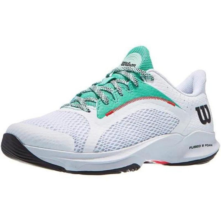 Zapatillas de Pádel de Pádel Wilson Hurakn 2.0 Blanco Turquesa Mujer