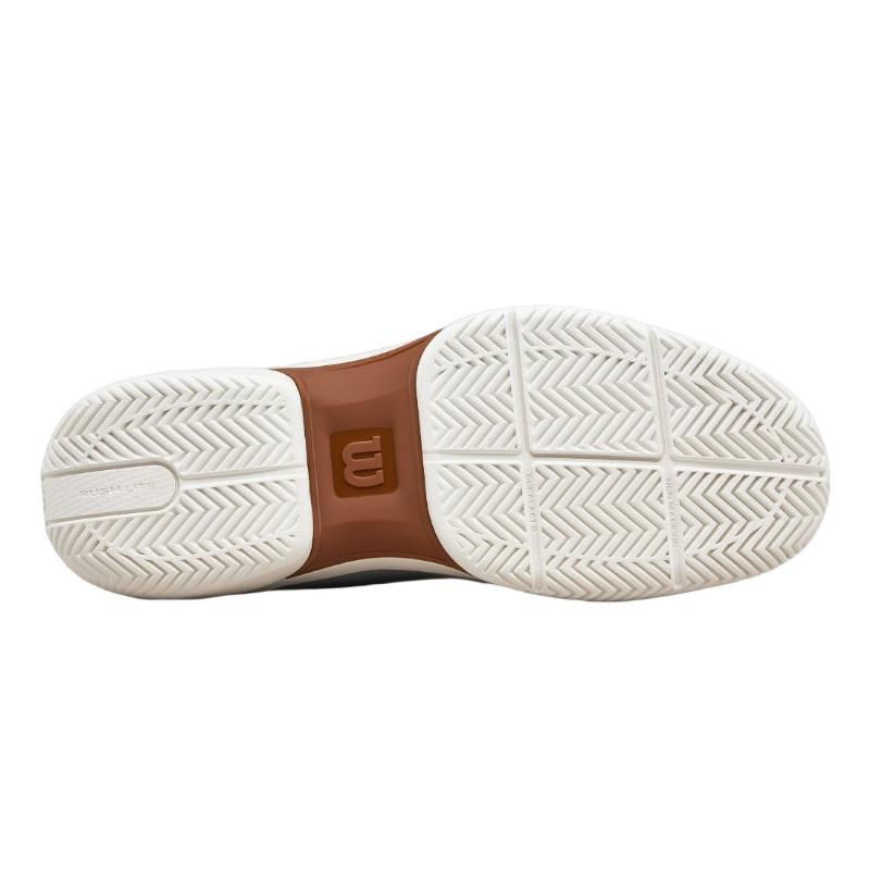 Zapatillas Wilson Rush Lite 5 Clay Blanco Azul Marino