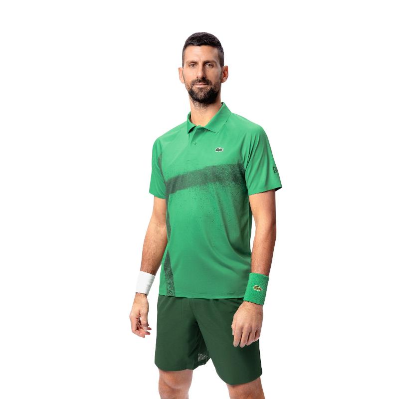 Short Lacoste Novak Djokovic Tenis Verde