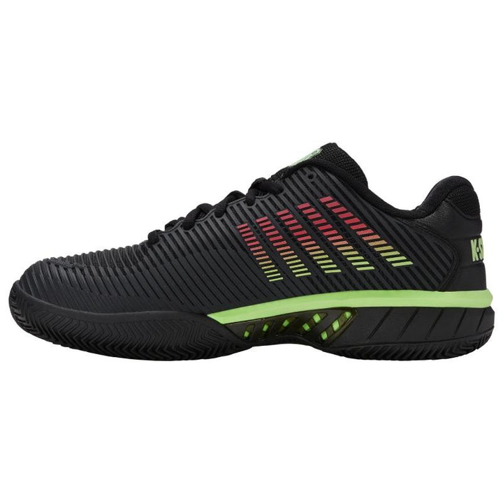 Zapatillas de Padel Kswiss Hypercourt Express 2 HB Clay Negro Verde Neon