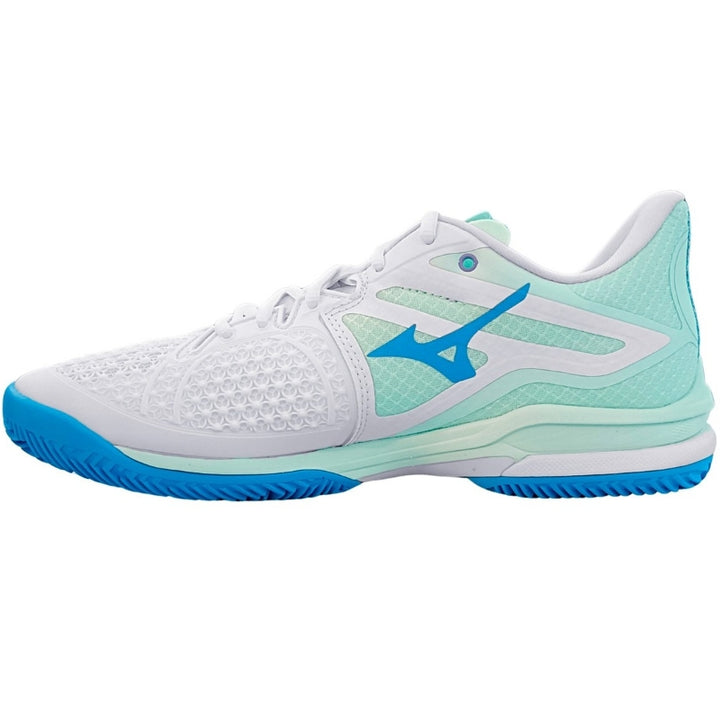 Zapatillas de Pádel de Pádel Mizuno Wave Exceed Tour 6 Clay Blanco Azul Mujer