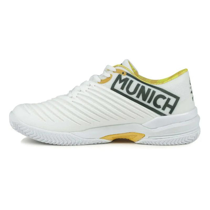 Zapatillas de Padel Munich Stupa Padx 64 Blanco Amarillo