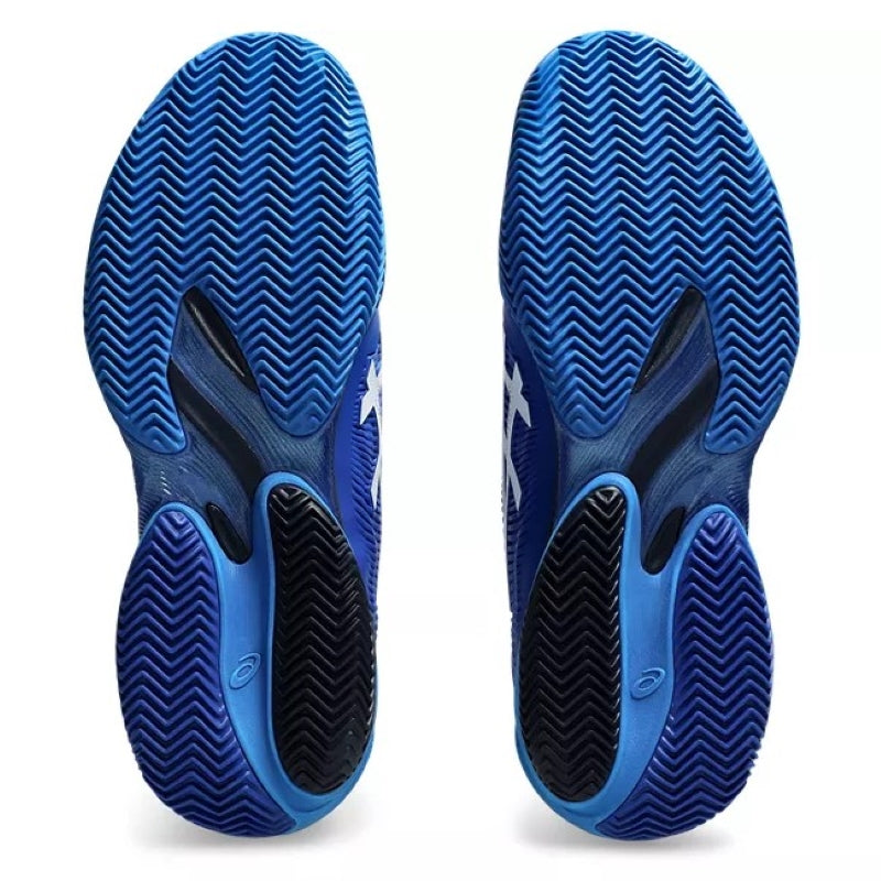 Zapatillas de Padel Asics Court FF 3 Novak Clay Azul Negro Plata