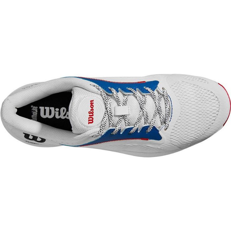 Zapatillas de Padel Wilson Hurakn 2.0 Blanco Azul Rojo