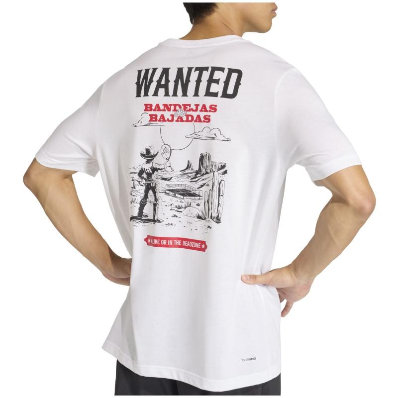 Camiseta Adidas Wanted Graphic Blanco