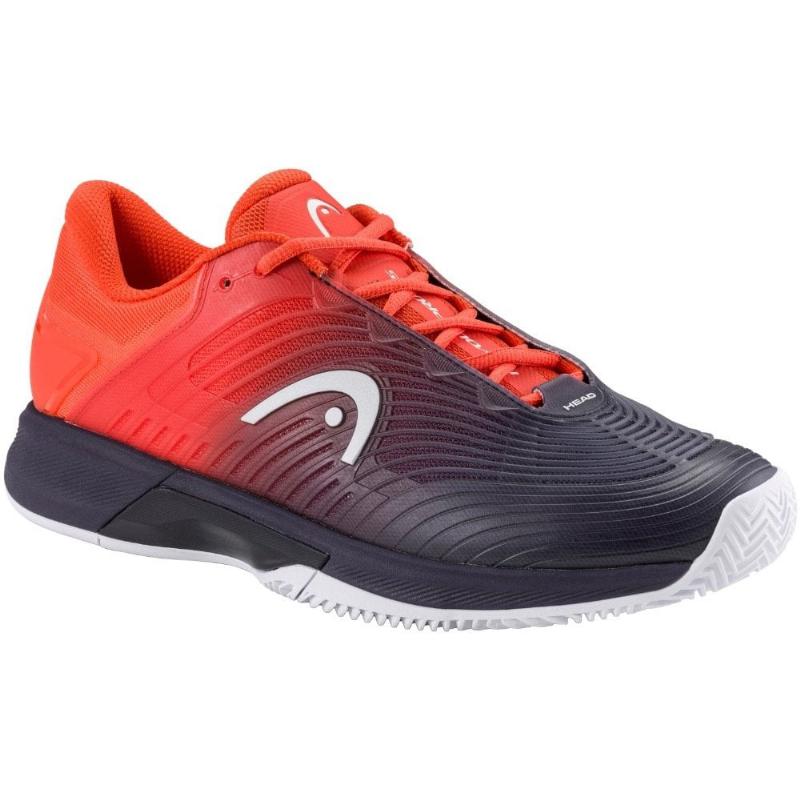 Zapatillas de Padel Head Revolt Pro 4.5 Clay Azul Oscuro Rojo