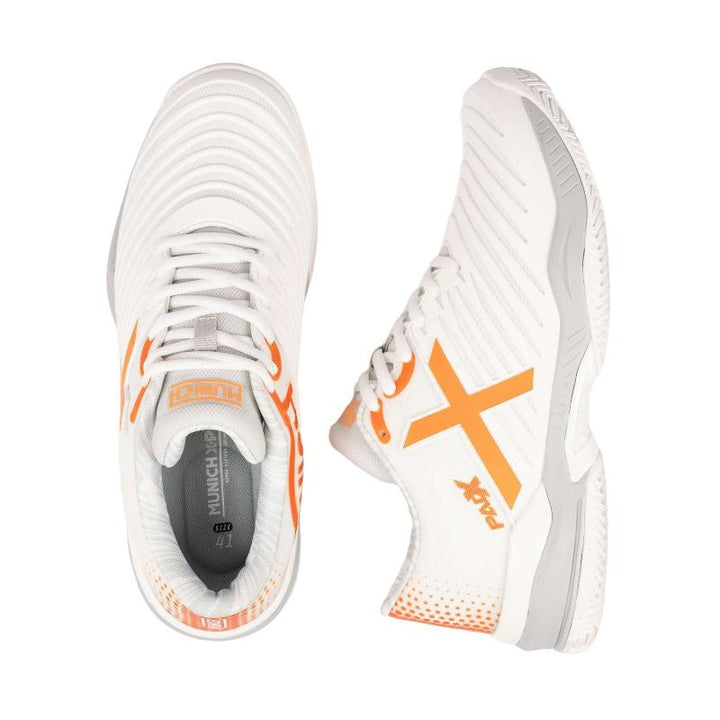 Zapatillas de Padel Munich Padx 60 Blanco Naranja