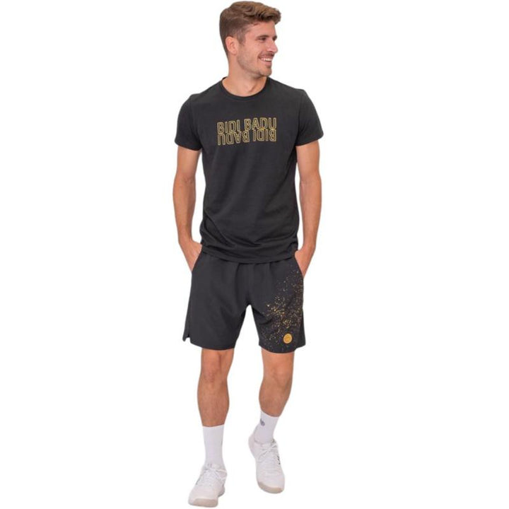 Camiseta Bidi Badu Paris Chill Negro Dorado