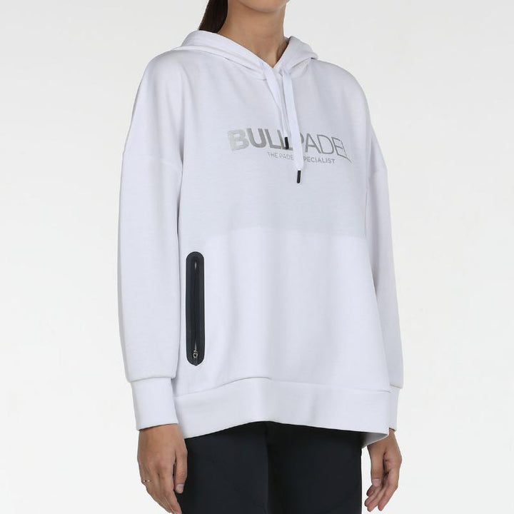 Sudadera Bullpadel Ubate Blanco