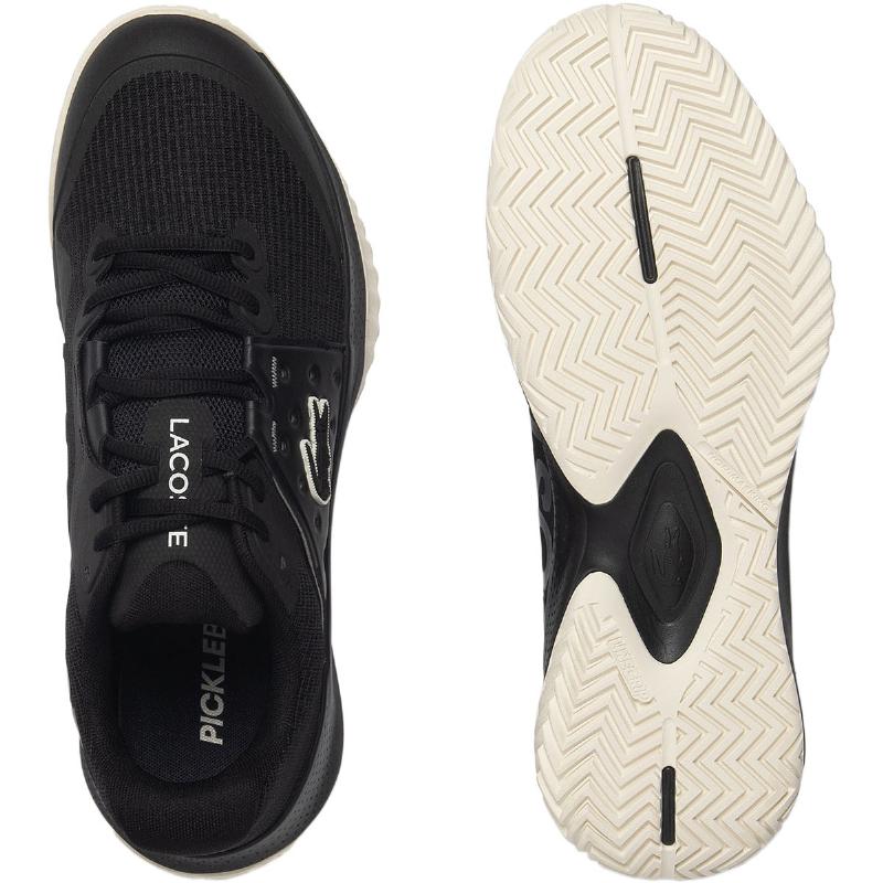 Zapatillas de Padel Lacoste Power Serve Negro Blanco