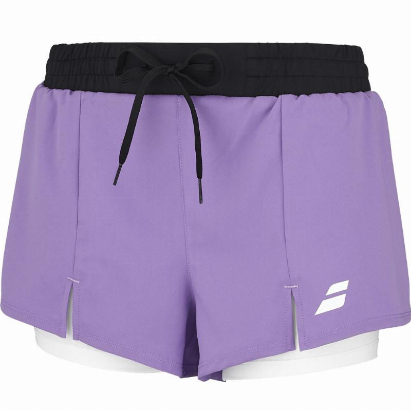 Short Babolat Padel Lavanda Mujer