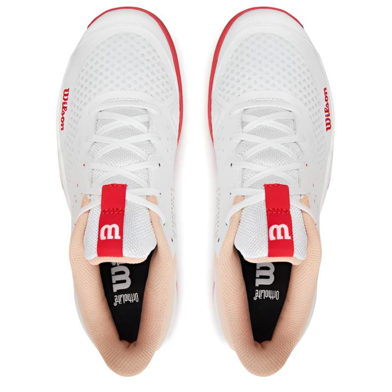 Zapatillas de Pádel de Pádel Wilson Kaos Stroke 2.0 Blanco Coral Mujer