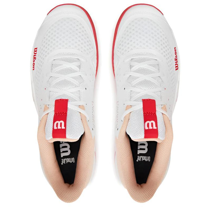 Zapatillas de Pádel de Pádel Wilson Kaos Stroke 2.0 Blanco Coral Mujer