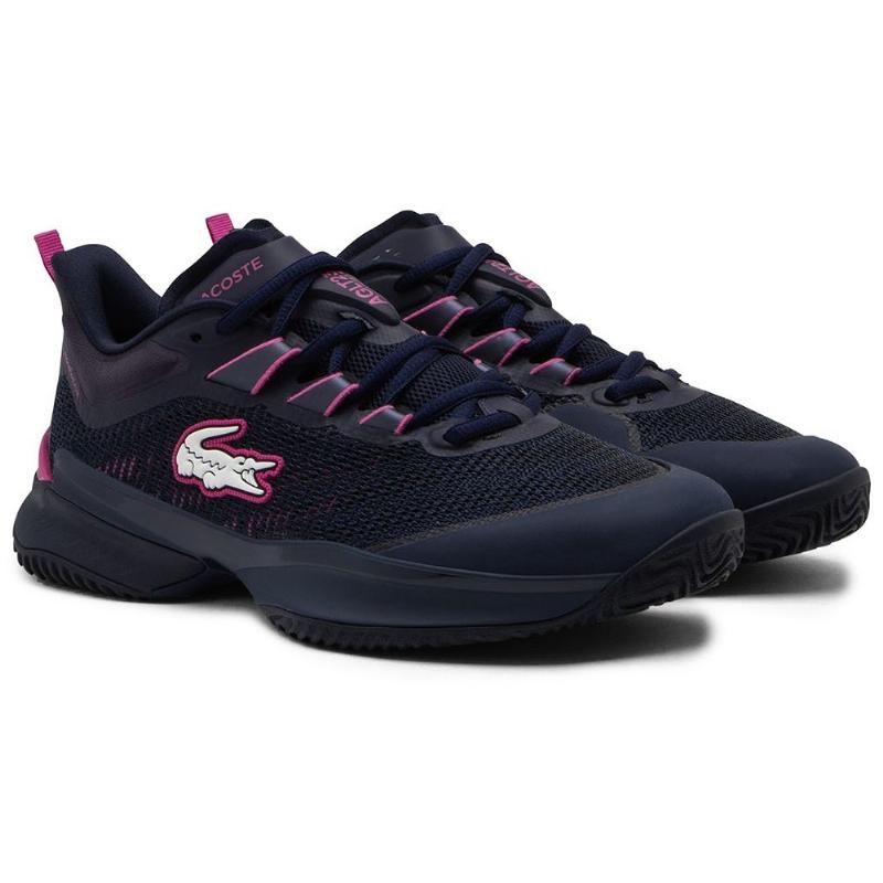 Zapatillas de Pádel de Pádel Lacoste AG-LT23 Ultra 125 Azul Marino Rosa Mujer