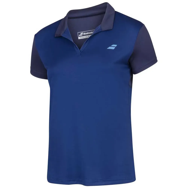 Polo Babolat Play Azul Mujer