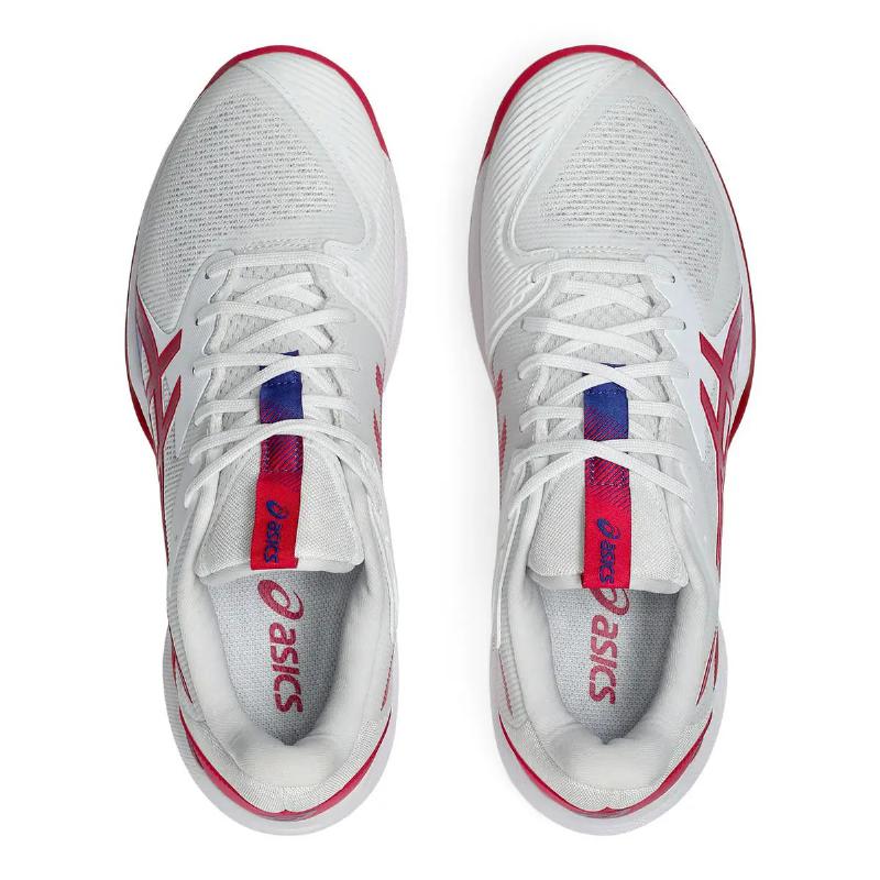 Zapatillas de Padel Asics Solution Speed FF 3 Clay Blanco Rosa Brillante Mujer