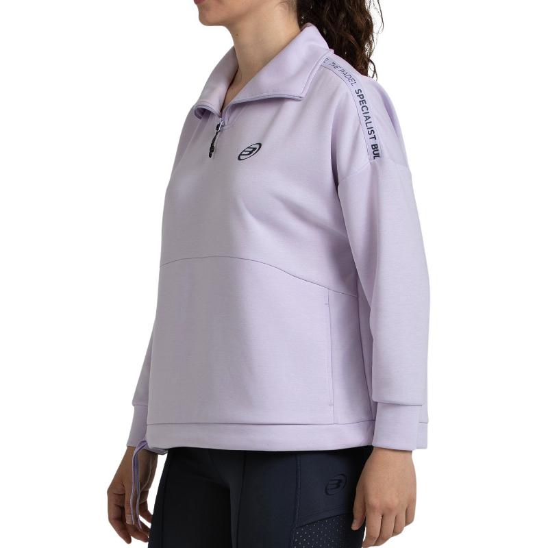Sudadera Bullpadel Alasia Lila Pastel Junior