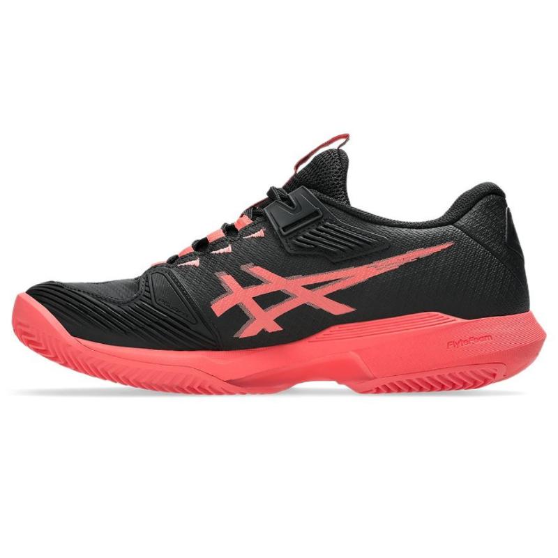 Zapatillas de Padel Asics Solution Speed FF 4 Clay Negro Rojo Mujer