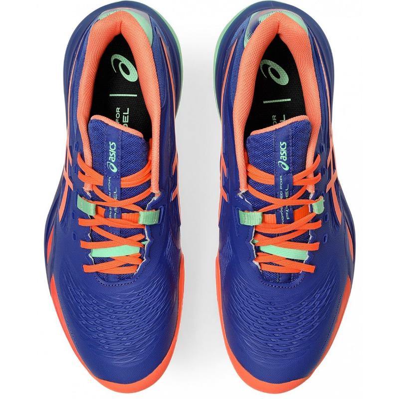 Zapatillas de Padel Asics Gel Resolution X Padel Azul Cobalto Coral