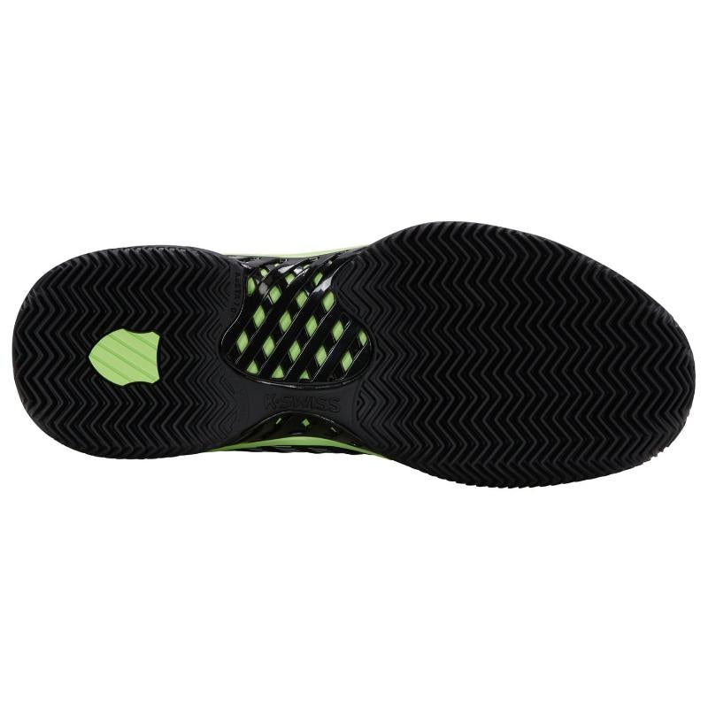 Zapatillas de Padel Kswiss Express Light 3 HB Clay Negro Verde Neon