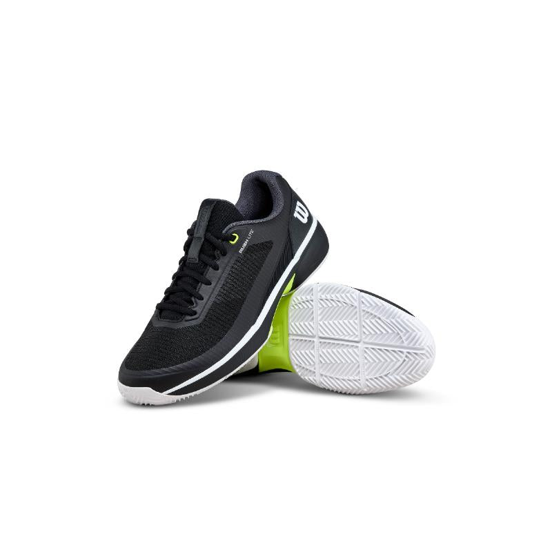 Zapatillas de Padel Wilson Rush Lite 5 Clay Negro Blanco