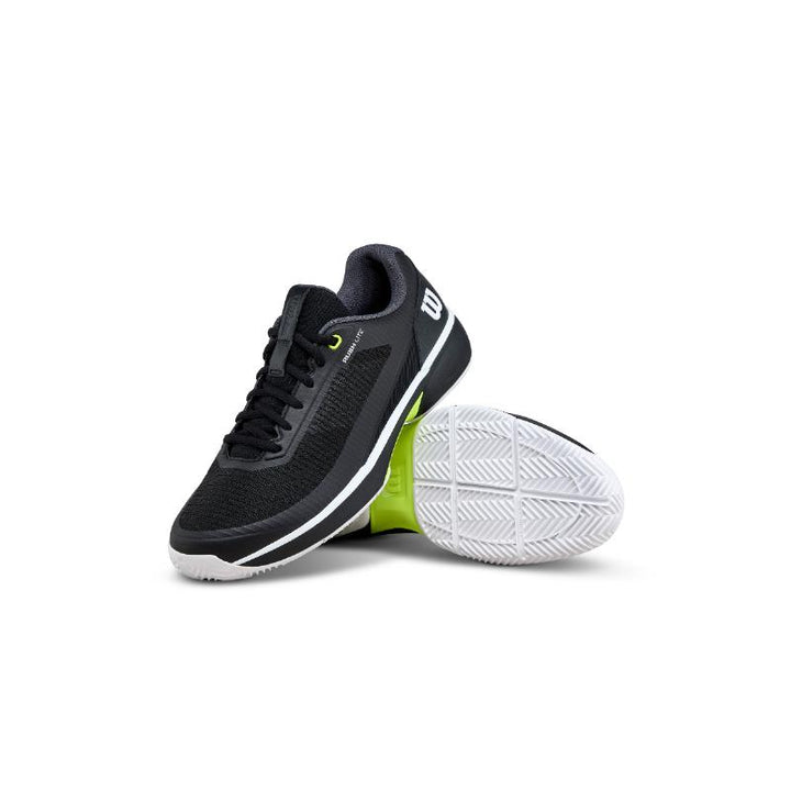 Zapatillas de Padel Wilson Rush Lite 5 Clay Negro Blanco