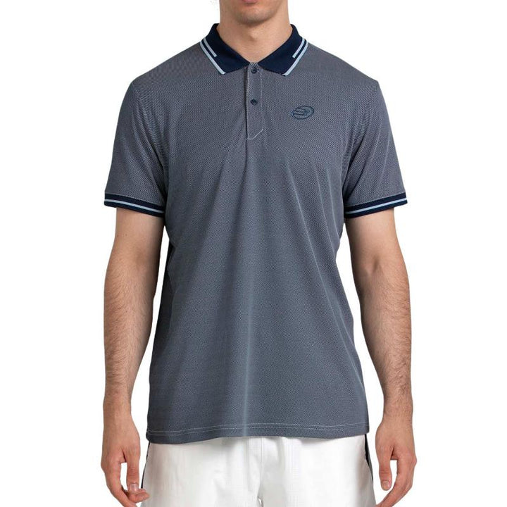 Polo Bullpadel Tenfe Azul Marino Bicolor