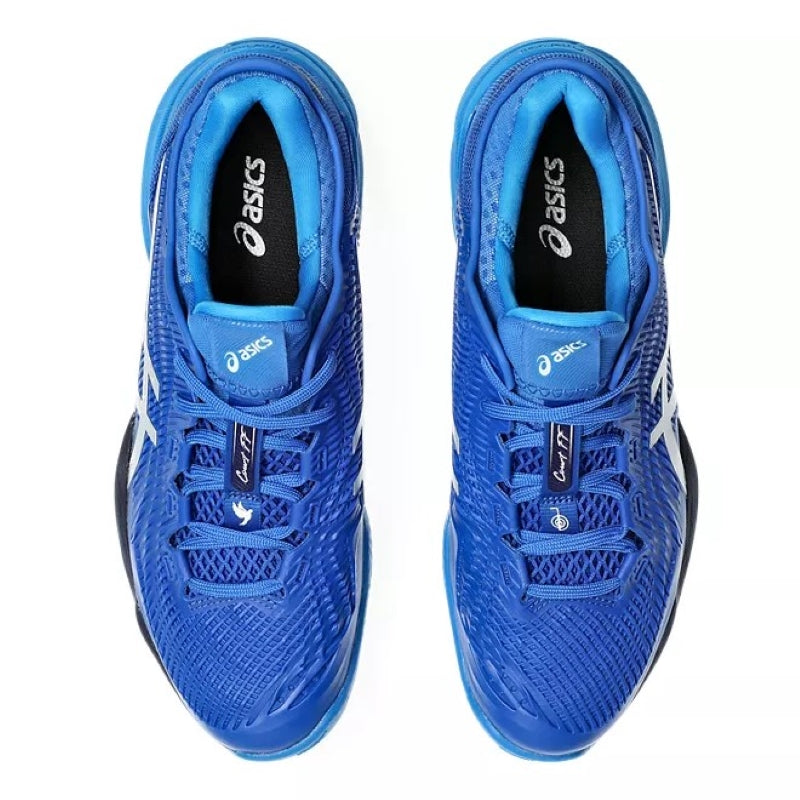 Zapatillas de Padel Asics Court FF 3 Novak Clay Azul Negro Plata