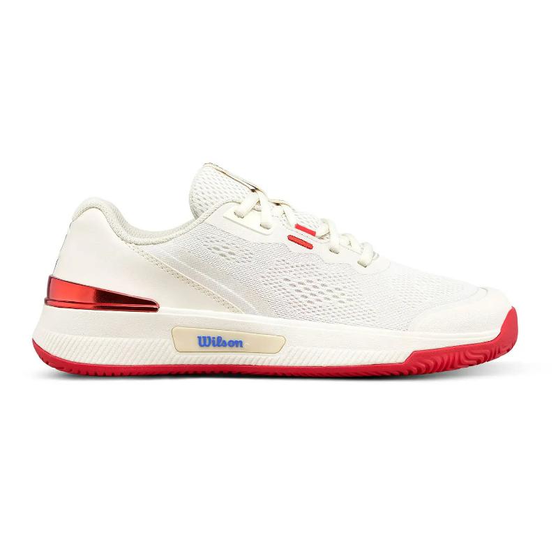 Zapatillas de Padel Wilson Intrigue Pro Tofu Rojo Mujer