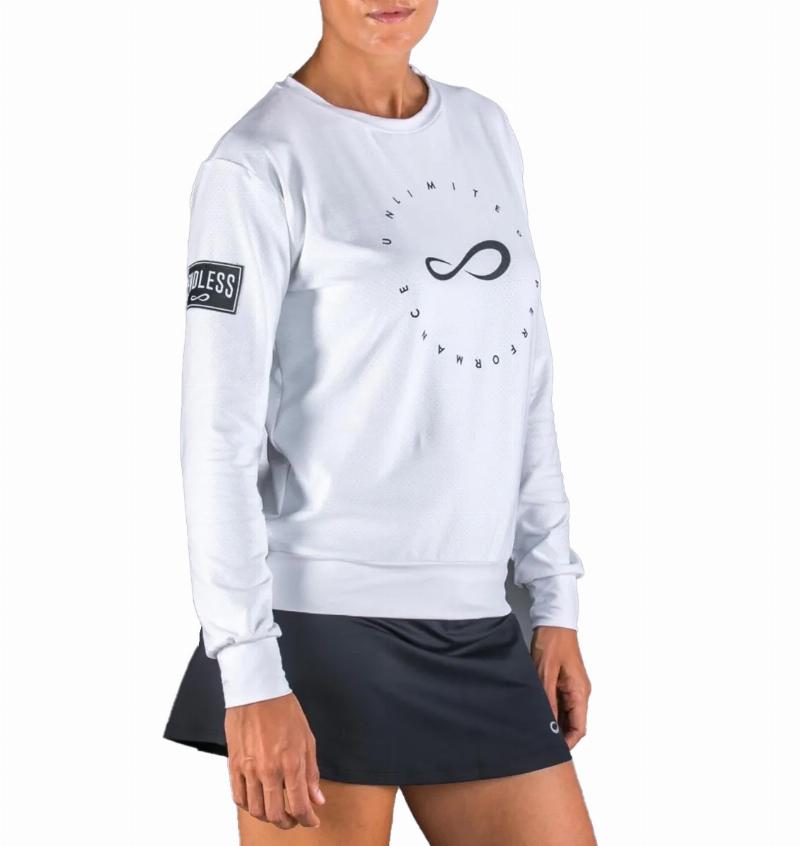 Sudadera Endless Inner Tech Blanco